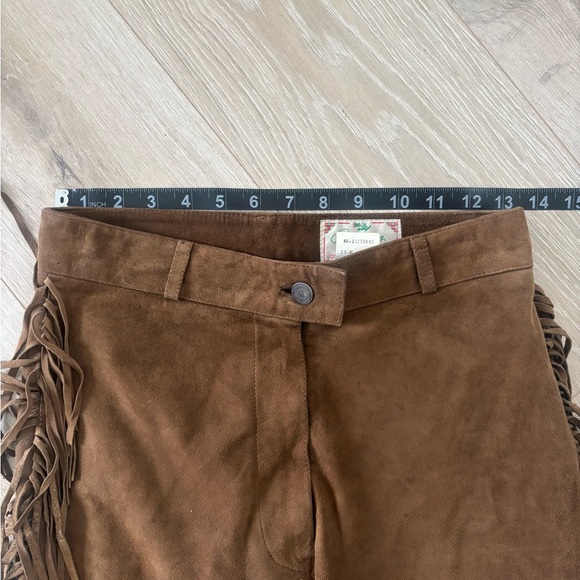 Scully Brown Fringe Boot Cut Pants- Western style! - Picture 6 of 9